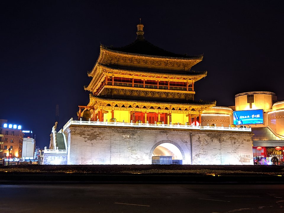 西安钟楼 实景照片