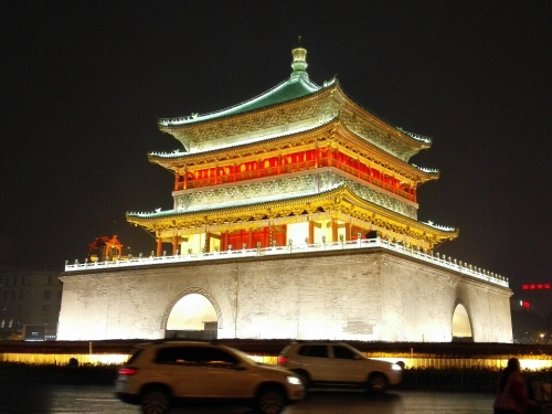西安钟楼 实景照片