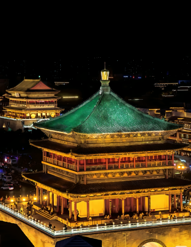西安钟楼 实景照片