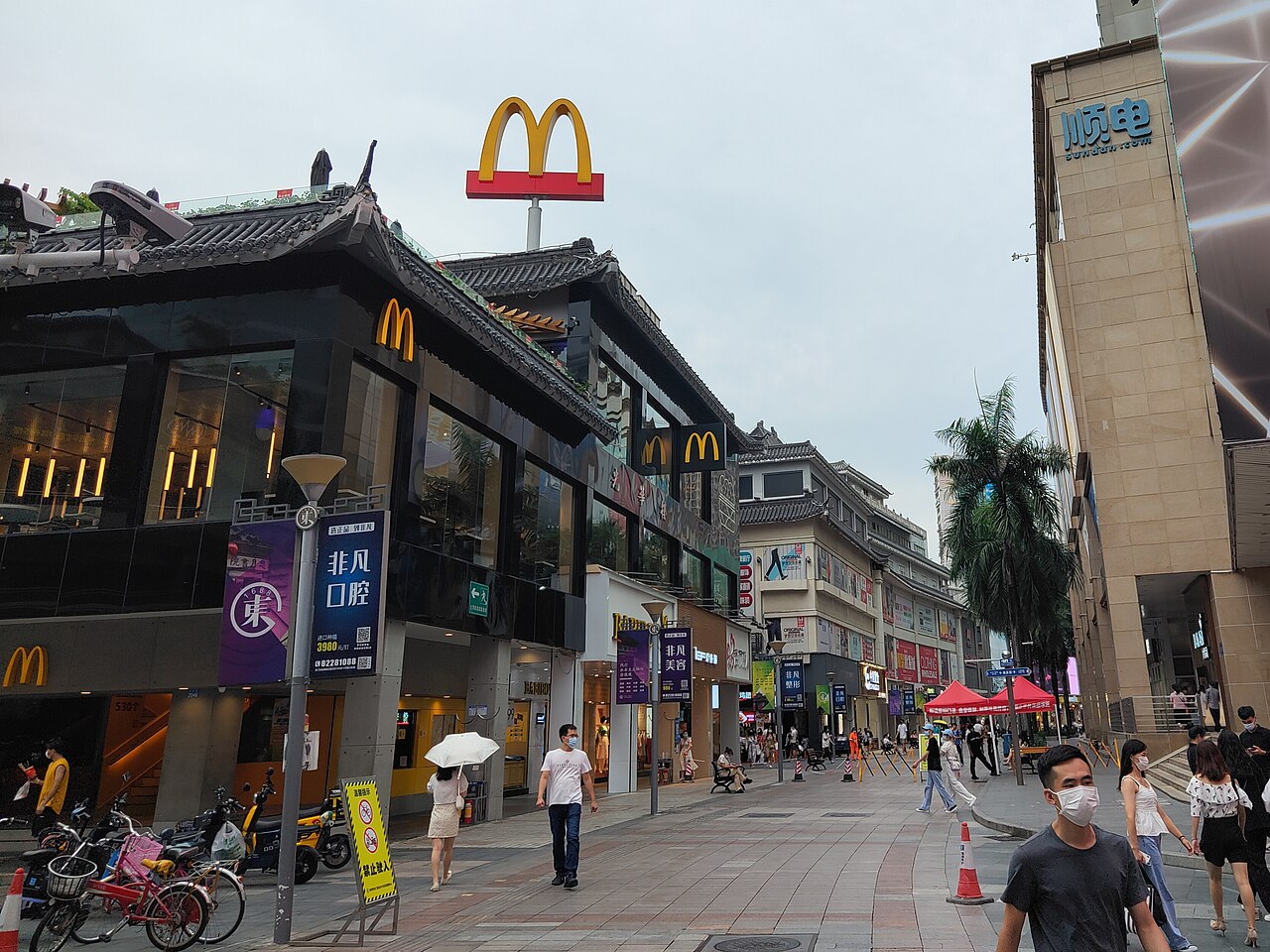 2021年的深圳东门
