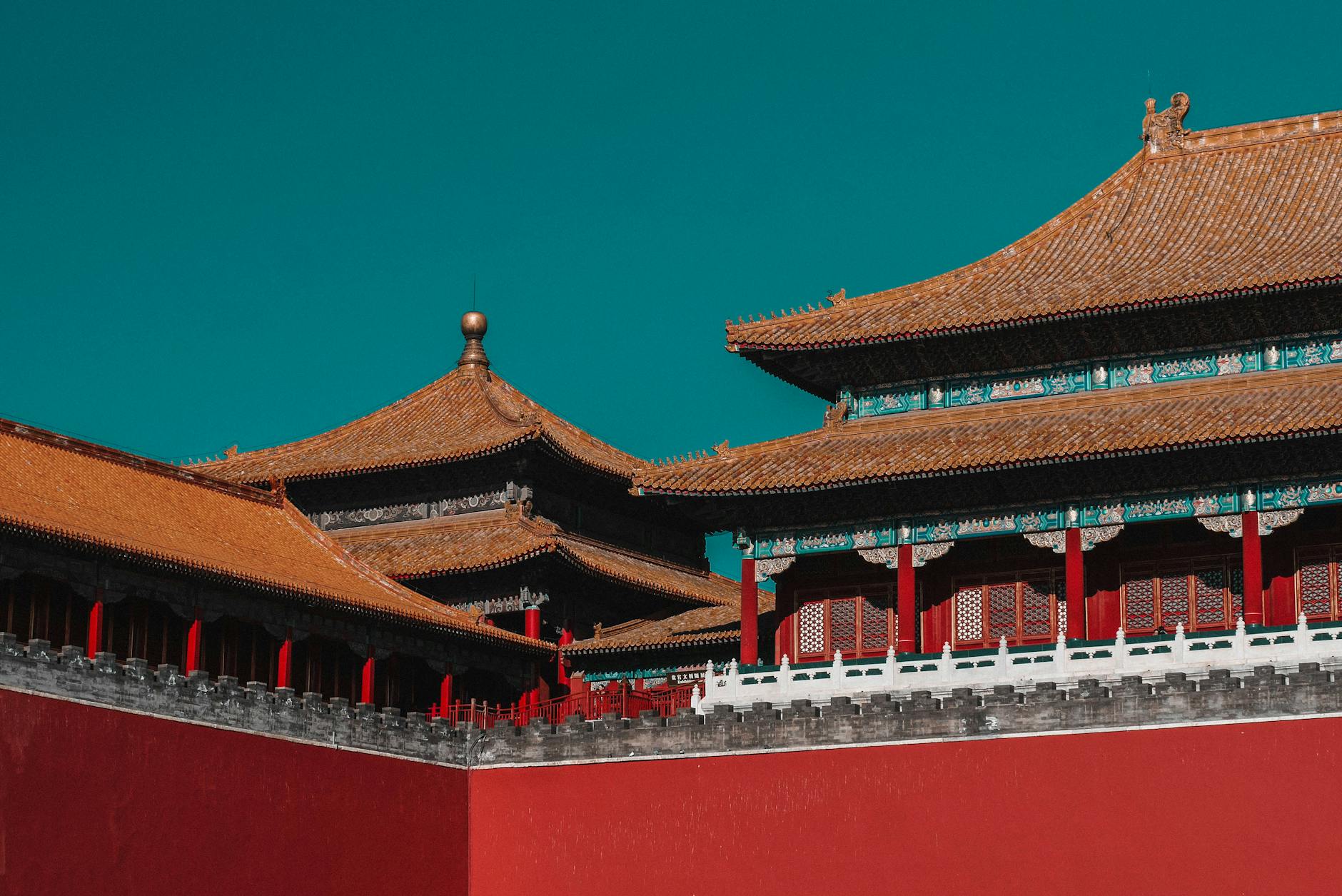 Stunning capture of the Forbidden City in Beijing, showcasing traditional Chinese architecture.