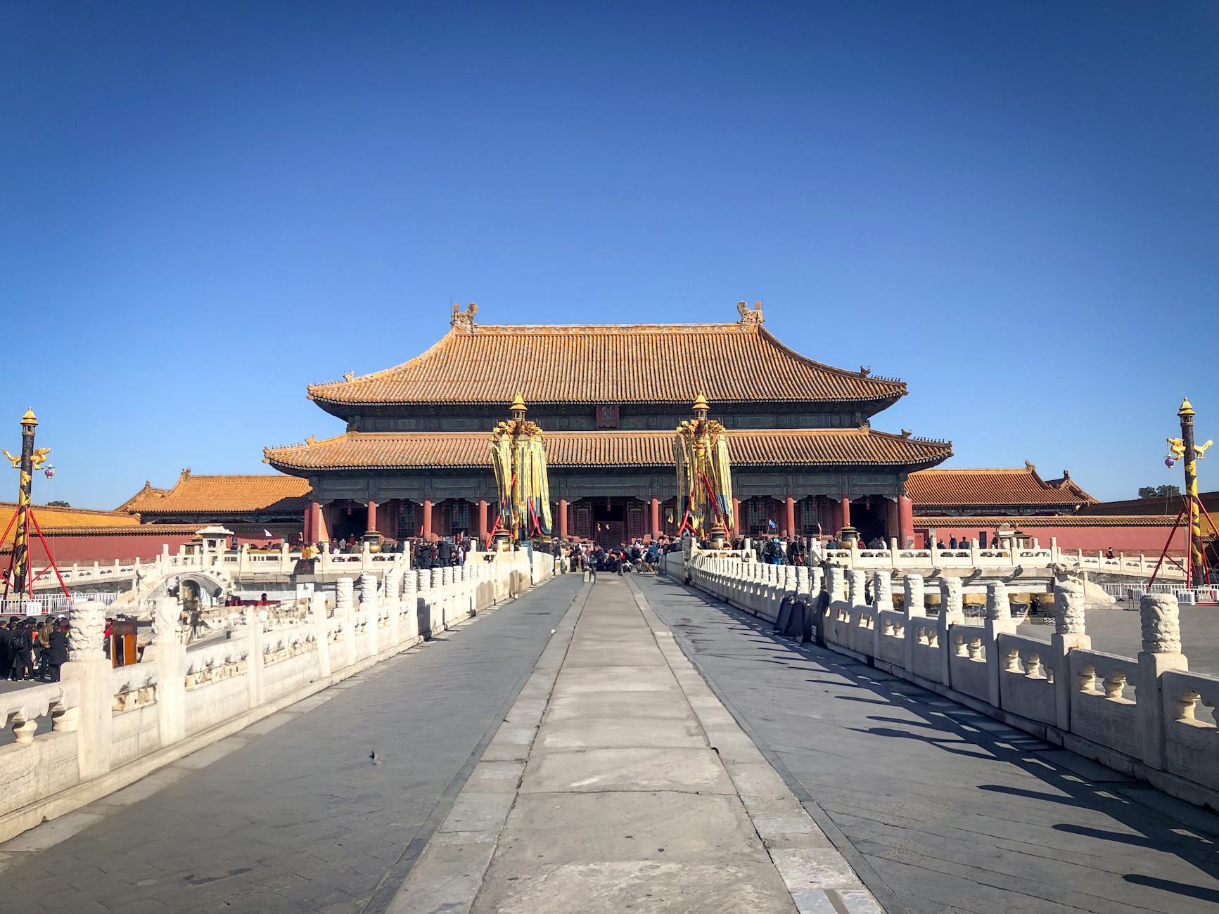 Explore the stunning architecture of the Forbidden City in Beijing, showcasing ancient Chinese design on a sunny day.