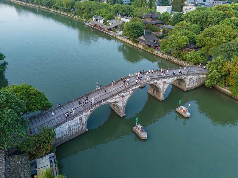 京杭大运河 & 拱宸桥 实景照片