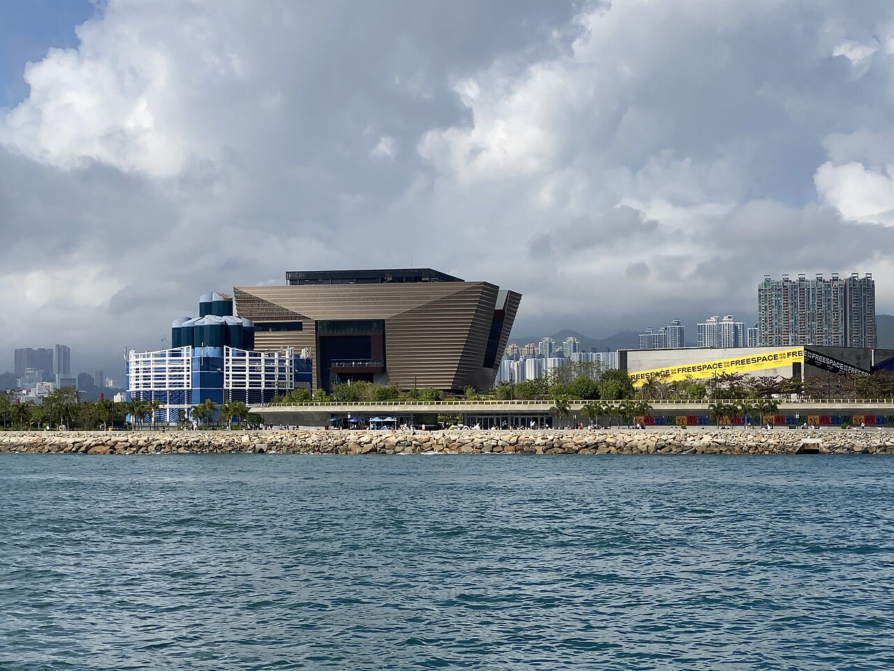 This photo was taken in Victoria Harbour.