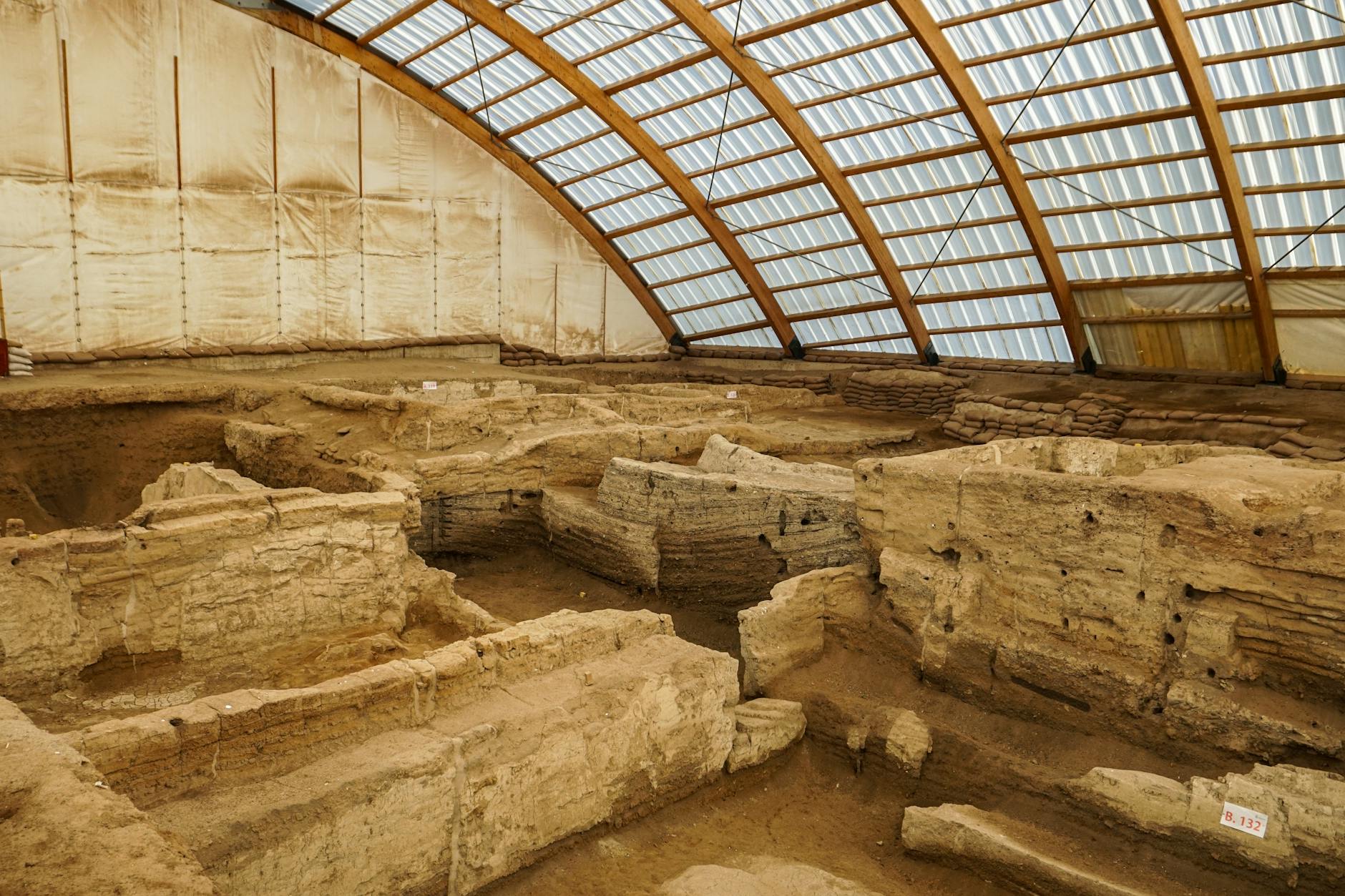 Explore the ancient ruins of Çatalhöyük, a significant archaeological site in Türkiye.