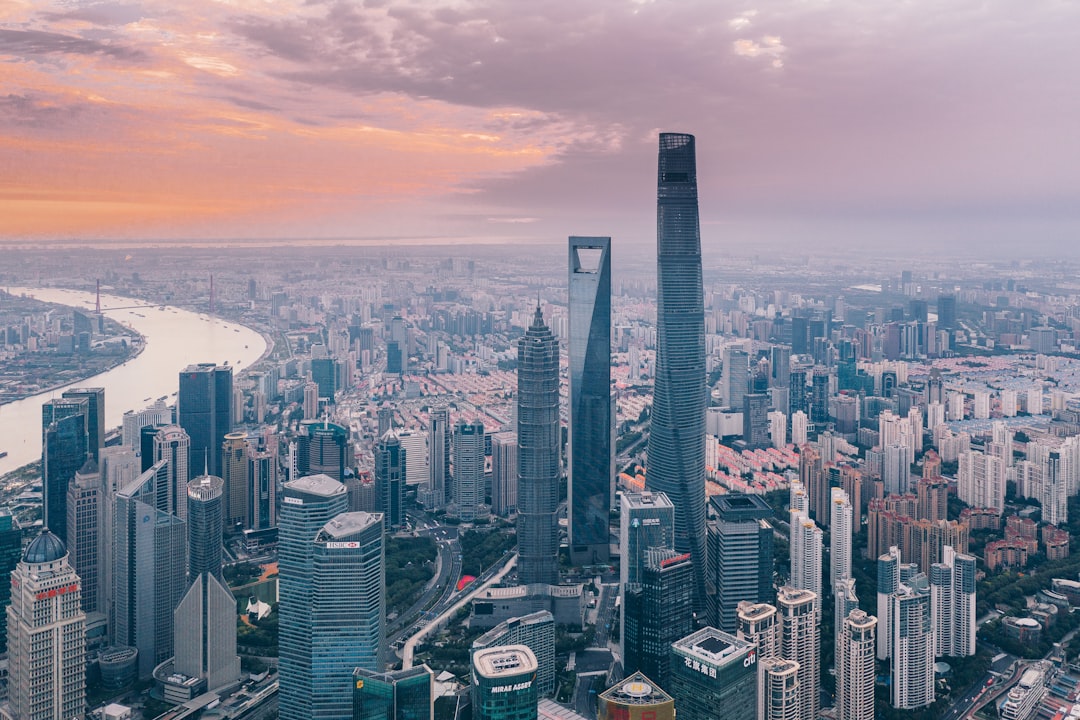 aerial photography of city buildings