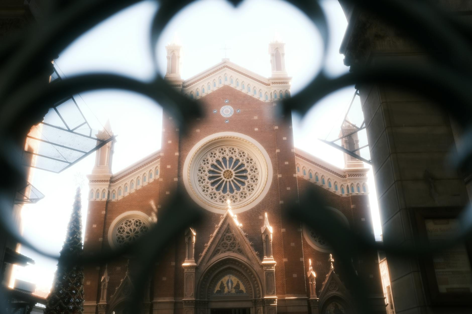 Facade of the St Anthony of Padua Church in Istanbul, iconic architecture.