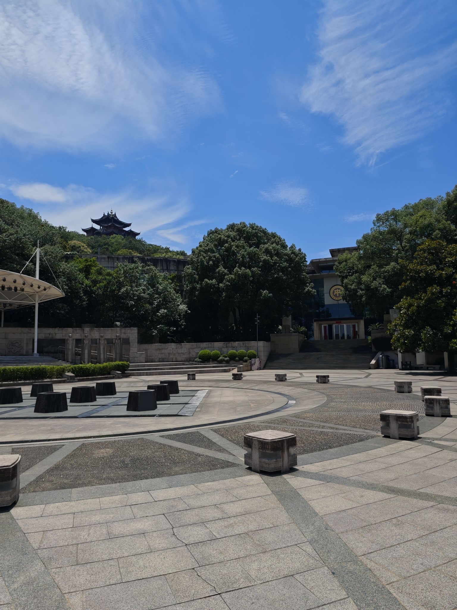 吴山广场 + 城隍阁 实景照片