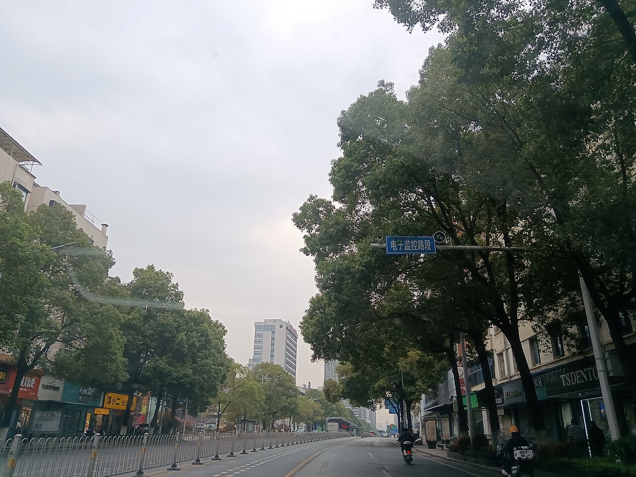 West Xinhua Road in Zhuzhou, Hunan, China.