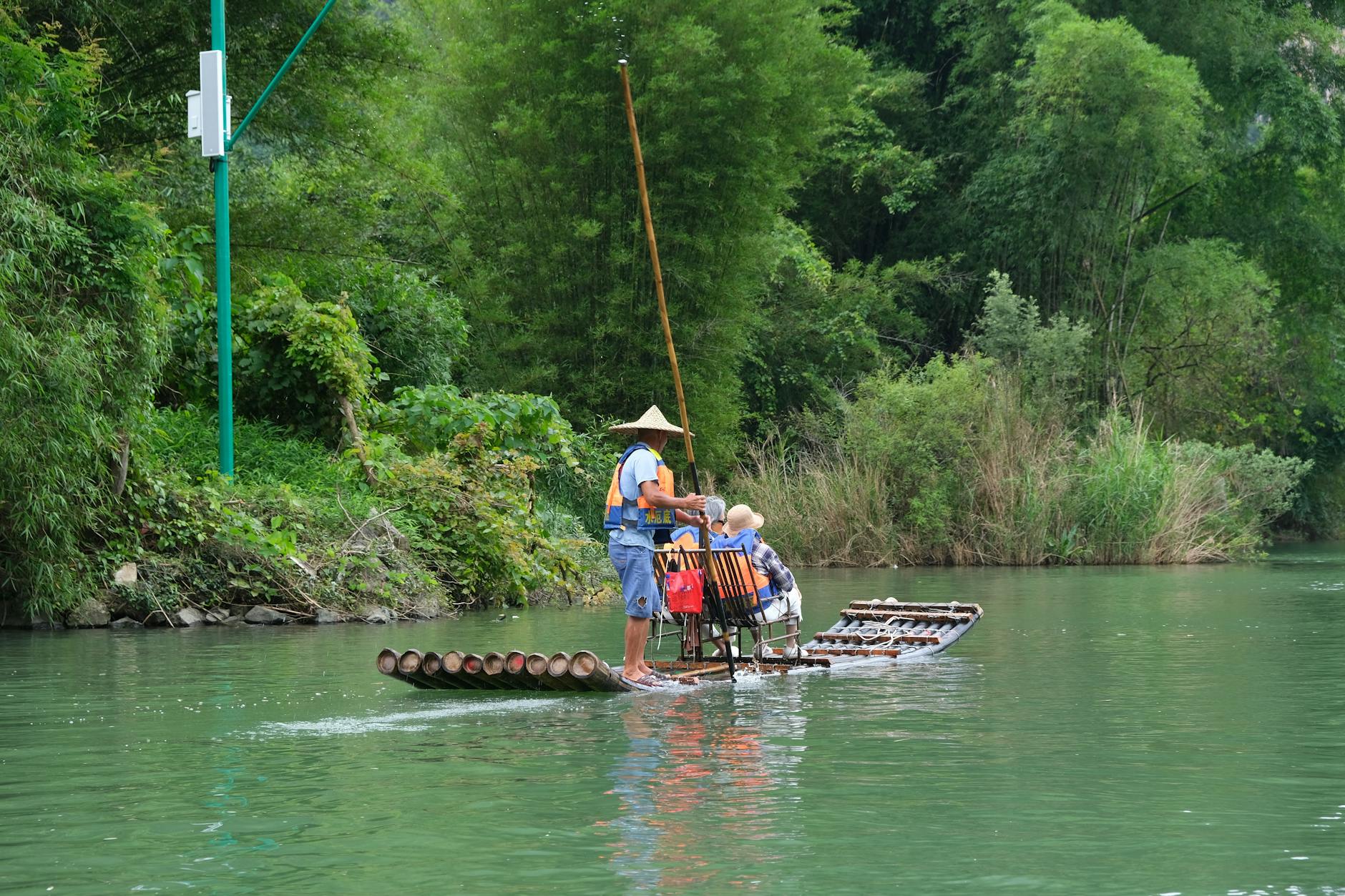 Yulong River Bamboo Rafting (Yangshuo)